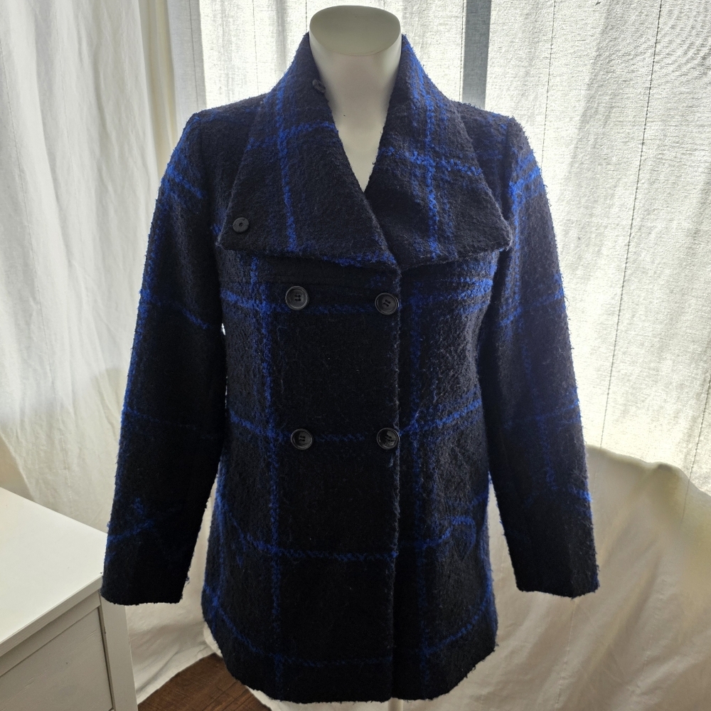 Maralyn & Me Black and Blue Coat